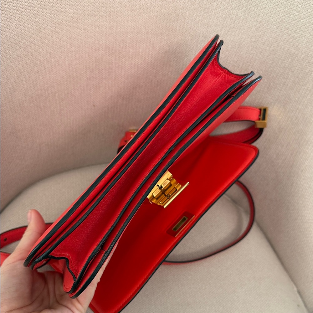 Celine Box Red Bag - Picture 4 of 6